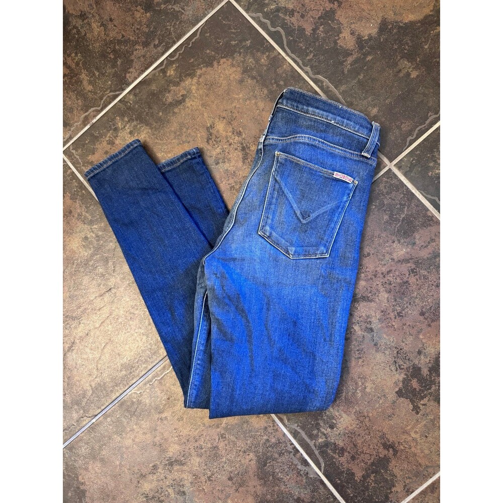 Hudson Jeans Women’s Size 29 Slim Skinny Dark Wash Stretch Denim 28” Inseam